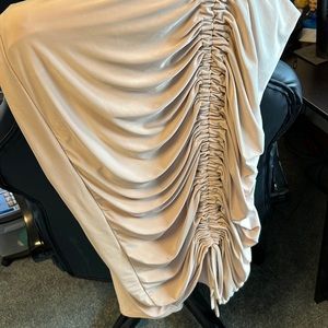 Pretty Little Thing bodycon dress in nude